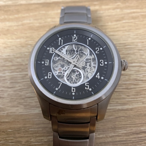 Men's Fossil Automatic Stainless Steel Watch ME3007 Rare Collectible - Picture 4 of 6
